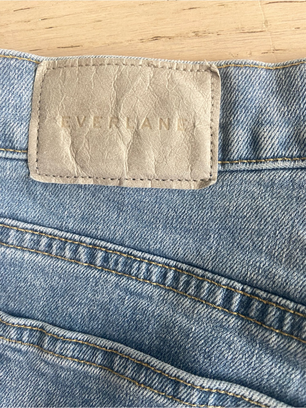 Everlane The Original Cheeky Straight Jean 26 High Rise Organic Cotton Denim - Picture 4 of 10